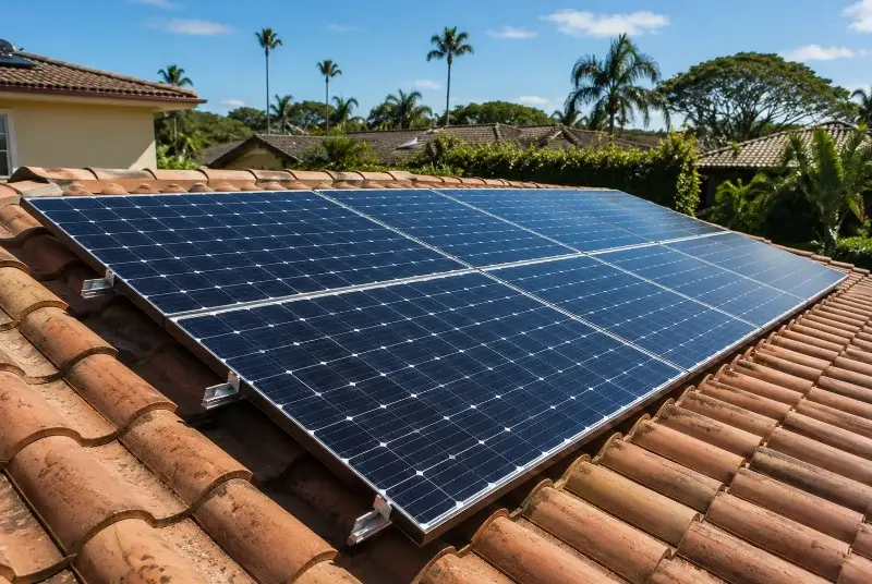 Installation de panneaux solaires à Falleron